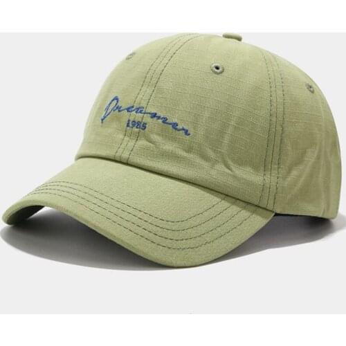 New Men Women Letter Embroidery Baseball Caps Male Bone Snapback Cap Adjustable Size Simple Couple Sports Hat Casual Fishing Cap