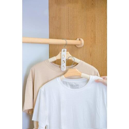 8PCS Multi-layer Hanger Connection Hook Thicken Household Hook Clothes Hook Hanger Connector Hook