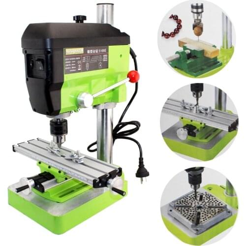 220V High Quality Mini Grinder DIY Electric Hand Drill Machine Accessories Variable Speed Drill Press,Pearl Drilling Machine