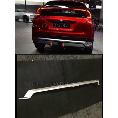 For Mitsubishi ECLIPSE CROSS 2018 2019 ABS Chrome Rear Bumper Cover Trim