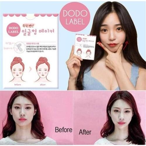 40Pcs/bag Invisible Thin Face Stickers Line Wrinkle Sagging Skin V-Shape Face Lift Tape for Face