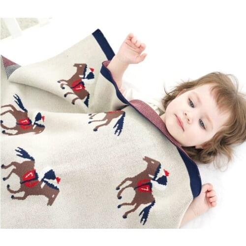 New Soft Cartoon Animal Fruit Dog Fox Strawberry Baby Blanket Colorful Childlike Warm Room Blanket Convenient Outdoor Coldproof