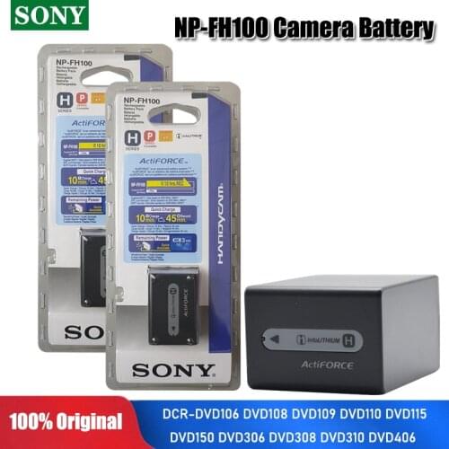 Original Sony NP-FH100 NP FH100 FH100 Camera Battery NP-FH100 NP-FH30 NP-FH40 NP-FH60 NP-FH50 NP-FH70 HDR-SR HDR-XR HC7 HC9 SR12