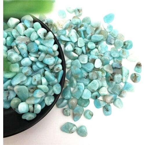 Drop Shipping 50g 8-12mm Natural Crystal Amazonite Stone Polished Crystal Gravel Specimen Healing Natural Stones and Crystals