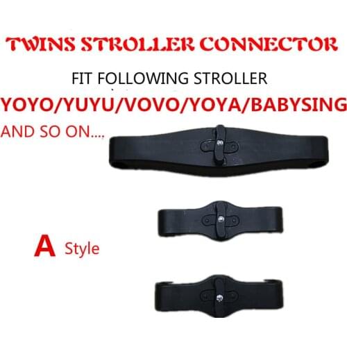 Connector Joint Linker 3 Coupler Bush insert Prams Accessories into Twins Groove Double Stroller For YOYO yoya