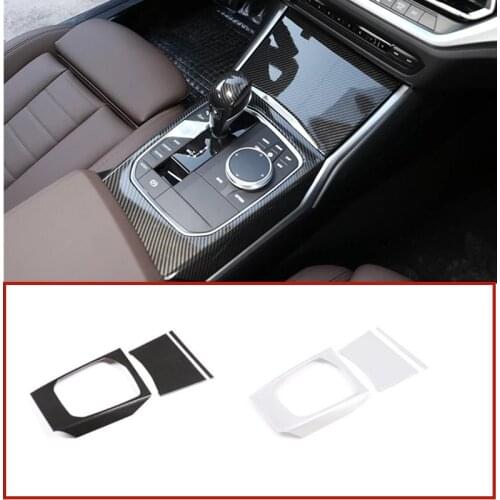 Car Styling Center Console Gear Shift Decoration Panel Cover Frame Trim For BMW G20 G28 3 Series 2019-2020 Car Accessories