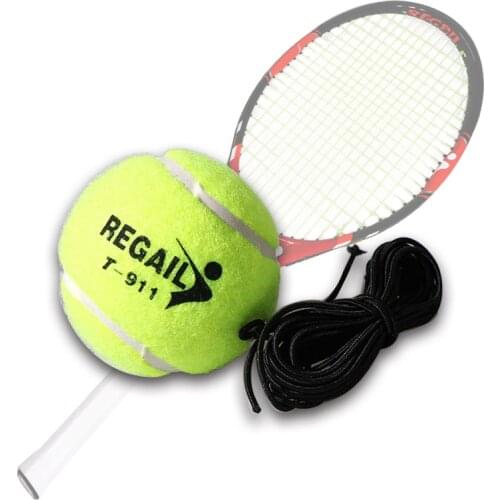 Tennis balls Durable Yellow Tennis Trainer string Sports Outdoor Cricket Beach Tennis Quality Rubber Training of entertainment