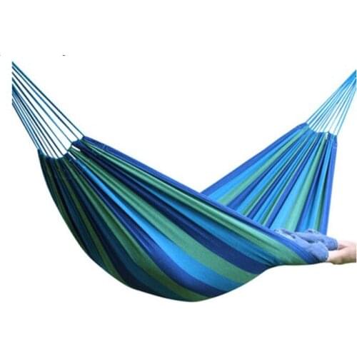 Outdoor leisure hammock widened thickened canvas double indoor park camping adults rocking chair swing 2 person
