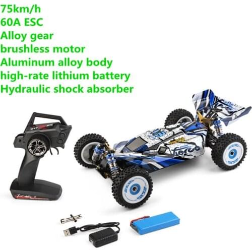 1:12 RC Vehicle 75 km/H Metal Chassis 4WD 2.4G Racing RC Car 60A ESC RC Cars Model Toys For Children