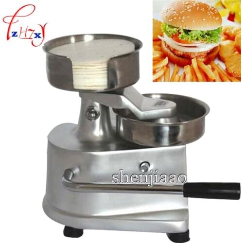 1pc 130 MM stainless steel Burger Print , Hamburger Mold, Burger Press Machine HF-130 manual Burger Patty Maker