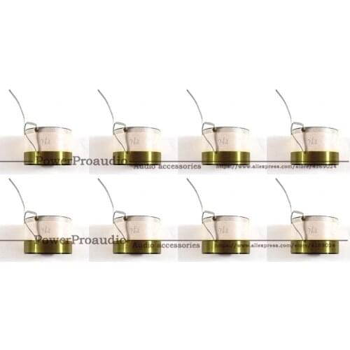8pcs 76.2 Core Bass Voice Coil 76.2mm Subwoofer 8OHM Speaker Accessories DIY Aluminum flat wire