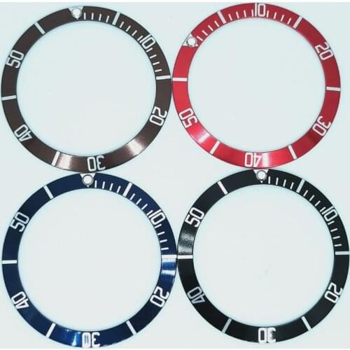 39.5MM Bezel The Circle Mouth Ceramic bezel circle insert for mens case inlay ring blue or blackor gree