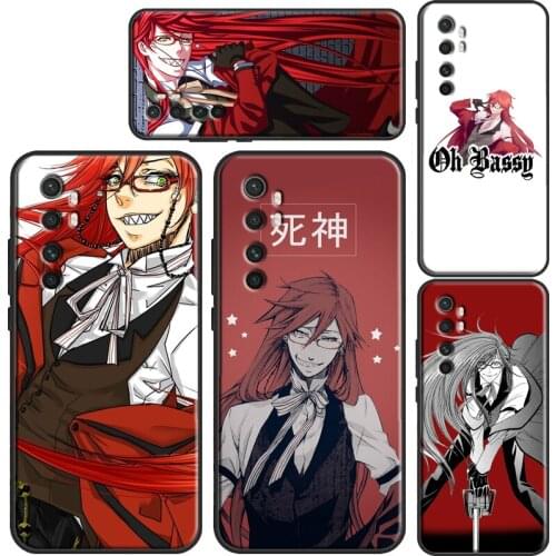 Grell Sutcliff Black Butler Case For POCO F3 X3 M3 Pro Phone Cover For Xiaomi Mi 11 Ultra 9T 10T Pro Mi Note 10 Lite