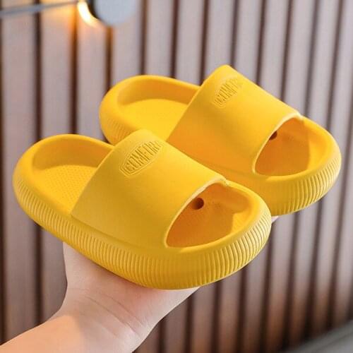 New Childrens Slippers Soft-soled Home Bathroom Non-slip Sandals and Slippers Leaking Indoor and Outdoor for Boys and Girls 003