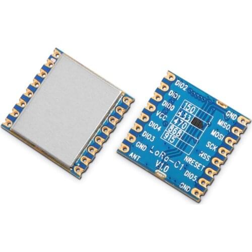 G-NiceRF 100pcs LoRa1278-C1 433mhz 20dBm 100mW Wireless RF LoRa Module with SX1278 LoRa Chip 433mhz/470mhz 4km