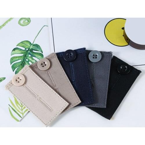 HOT Pants Waist Extender Button for Men Women with Gold Finished Metal Button DIY Waist Adjustment NDS66