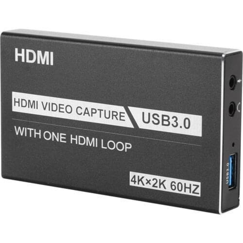 4K HDMI-compatible Game video capture Card USB3.0 HD Grabber Dongle capture card for OBS Capturing Game Game Capture Card Live