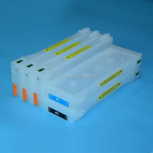 700ml Printer Refill ink cartridges For Epson Stylus pro 9700 7700 7710 9710 T5961-T5964 T5968 ink cartridge With chip resertter