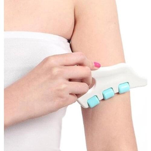 HANRIVER Creative household beauty scrapping scrapping plate massager three-wheeled massage board