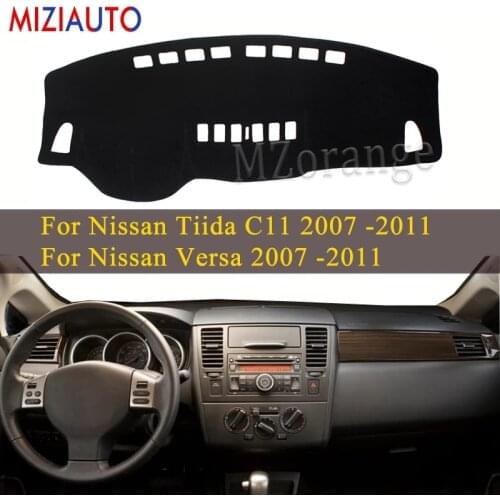 Dashboard Cover For Nissan Tiida C11 2007 2008 2009 2010 2011 Dash Mat Pad Sun Shade Dash Board Car Parts
