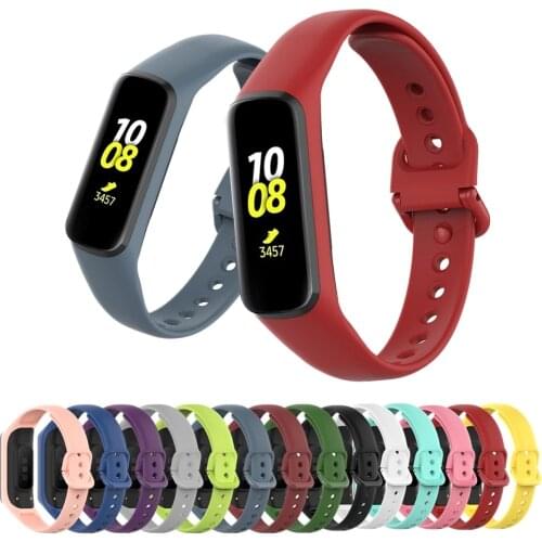 Soft Silicone Straps For Samsung Galaxy Fit 2 Sport Band Bracelet Replacement Watchband Strap For Samsung Galaxy Fit2 Correa