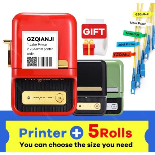 NiiMBOT B21 jewelry label printer paper roll hand jewelry tag automatic bar code machine small price tag machine