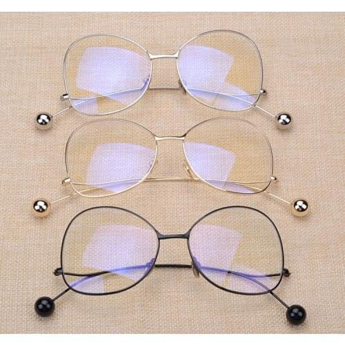 New Hot Frame Classic Clear Glasses Gold Frame Vintage Sunglass Women Men Optical UV400 Aviation eyeglass Transparent Clear