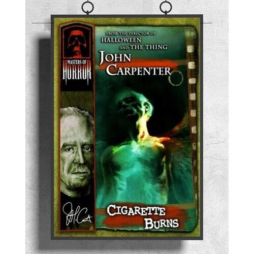 L373 CIGARETTE BURNS MOVIE Masters of Horror John Carpenter Halloween Silk Fabric Poster Art Decor Indoor Painting Gift