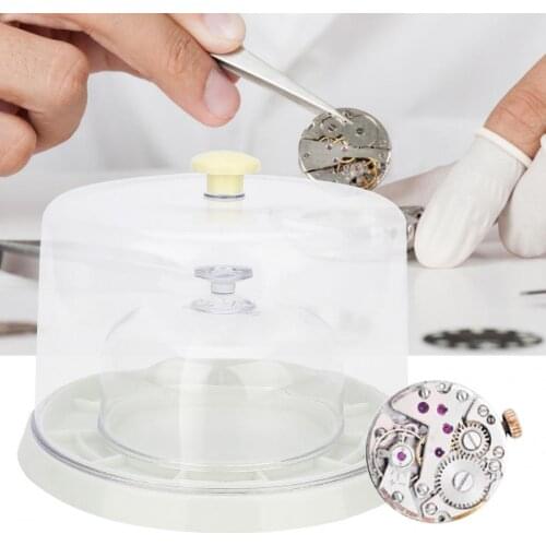 Plastic Watch Dust Cover Guard Tray Watch Repair Protection Tool Accessory Watch Parts Repairing Tools Watchmaker Tool Kits