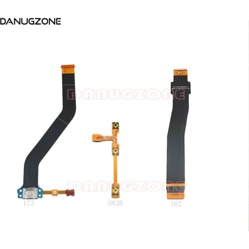 USB Charging Port Connector Charge Socket Power Volume Button LCD Display Flex Cable For Samsung Galaxy T530 SM-T530 T531 T535