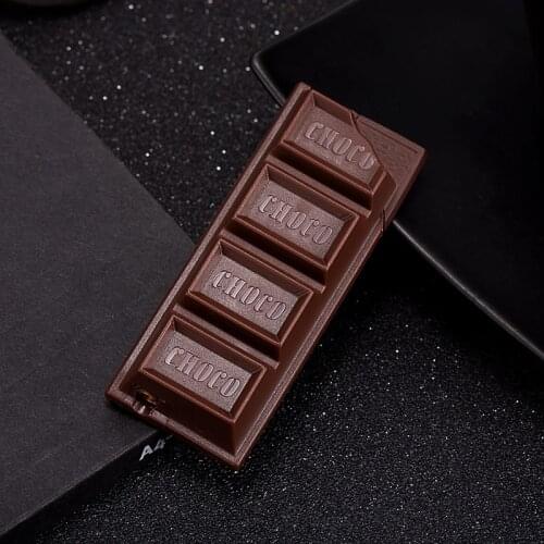 Chocolate creative open fire Butane gas lighter personalized lighter