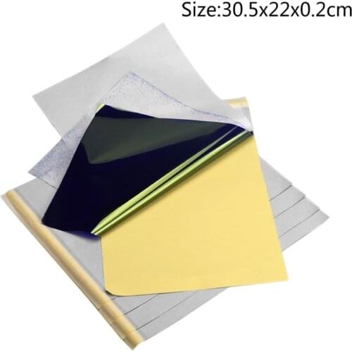 Y1UF 5/10/25/50/100pcs Tattoo Transfer Papers A4 Size Tattoo Thermal Copier Stencil Papers for Tattoo Transfer Machine