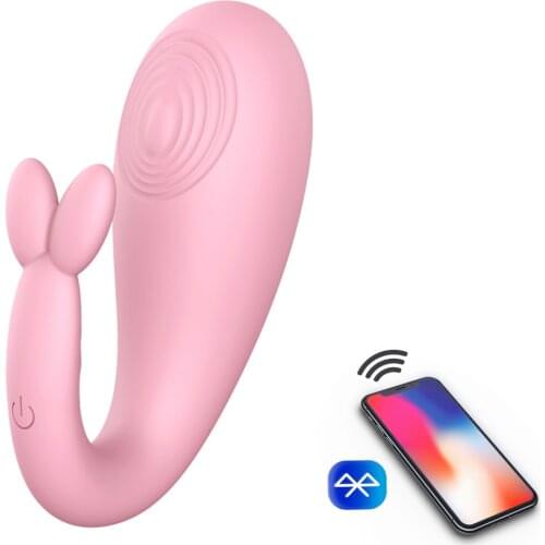 Quiet Waterproof Relaxing Vibrator Sex Toy for Women Bluetooth Remote Control with iOS Android App G-spot Massage Body Pleasure