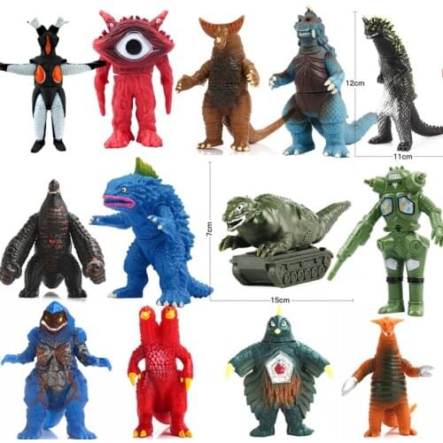 Ultraman Fight Kaiju Monsters Soft Gomorra Redking King Dragon Models Altman Action Figure Children Toys Christams Gift