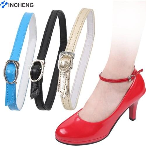 1Pair Fashion Adjustable Shoelaces for High Heels Shoe Belt Ankle Holding Loose Women Anti-skid Bundle Laces Tie Straps Band