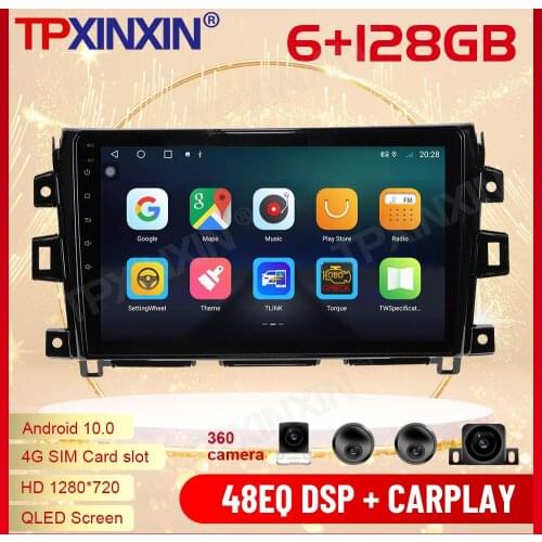 2 Din Carplay Android Radio Receiver Multimedia Stereo For NISSAN NP300 Navara 2014 2015 2016 2017 2018 GPS Navi Video Head Unit