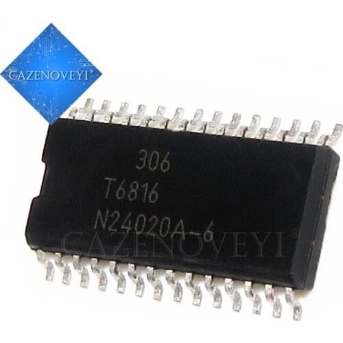 2pcs/lot T6816-TIQY T6816-TIQ T6816 SOP-28 In Stock