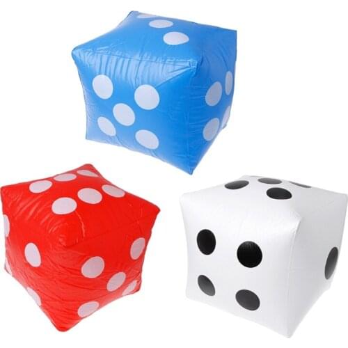 40cm Giant Inflatable Dice Beach Garden Party Game Outdoor Children Kid Toy New High Quality