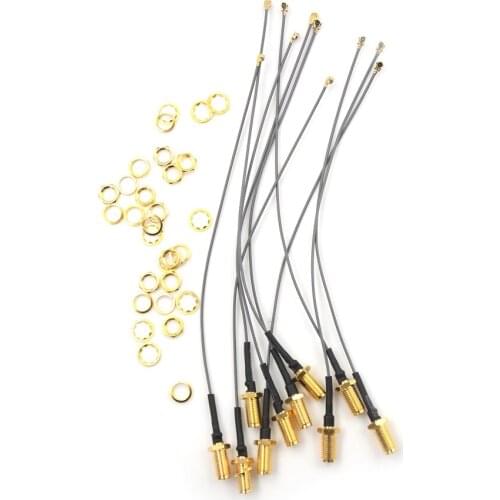 5pcs/lot Extension Cord UFL to RP SMA Connector Antenna WiFi Pigtail Cable IPX to RP-SMA Jack Male SMA to IPX 1.13 10cm
