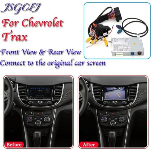 For Chevrolet Trax 2012~2021 Rear View Camera Adapter Reversing Parking Original Screen Upgrading Back Up Camera Module Decoding