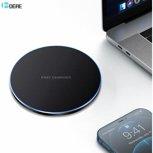 DCAE 30W Fast Qi Wireless Charger For iPhone 11 Pro XS Max XR X 8 Plus USB-C Charging Pad for Samsung S9 S10 S20 Note 20 10 9