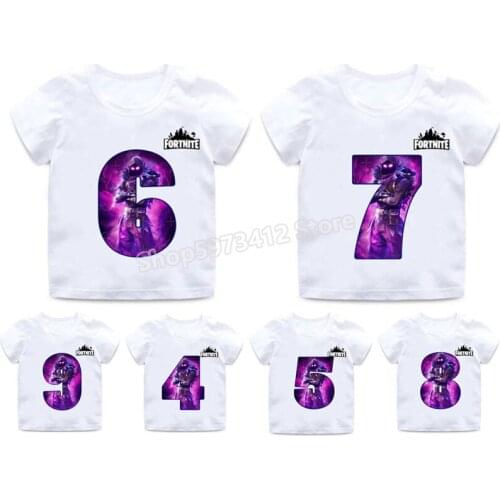Fortnites Anime Graphic T Shirts Children Fortnight Tee Kids Cosplay Tops Short Sleeve Shirt Best Seller Digital Cosplay Clothes