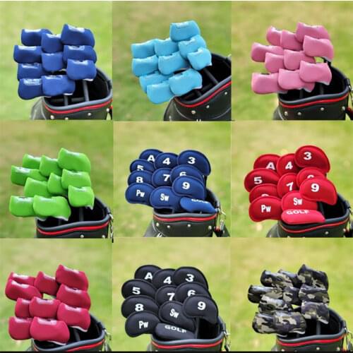 Golf irons Cover irons Clubs PU Leather Golf Headcover golf accessory
