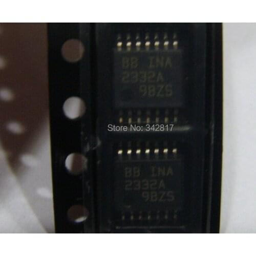 INA2332AIPWR INA2332 2332A IC OPAMP INSTR 2MHZ RRO 14TSSOP 5PCS