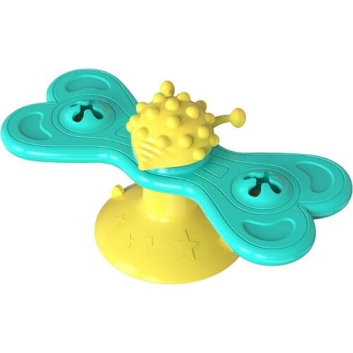 Cat Windmill Toy Catnip Molar Ball Cat Turntable Teasing Interactive Toy Kitten Windmill Ball Massage Scratching Tickle 2