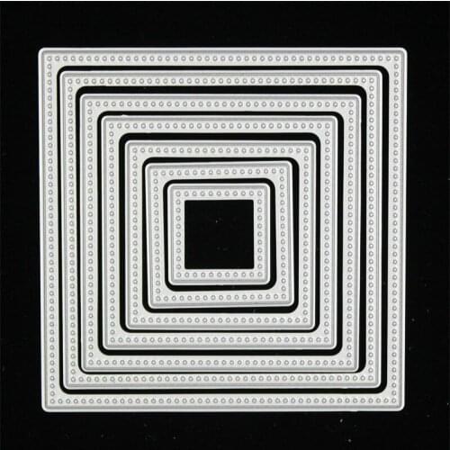KSCRAFT New Small Square Metal Cutting Dies Stencils for DIY Scrapbooking/photo album Decorative Embossing DIY Paper Cards
