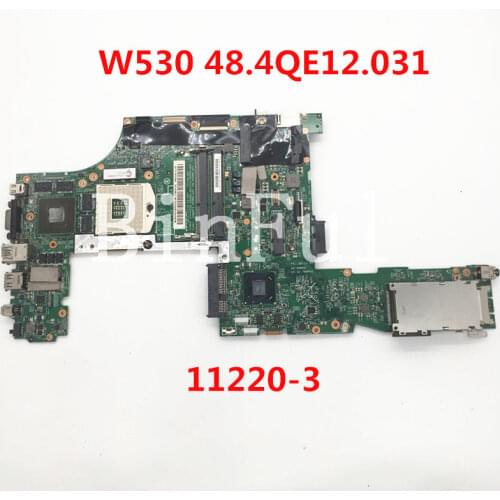 For Lenovo thinkpad W530 Laptop motherboard 48.4QE12.031 11220-3 QM77 GPU N14P-Q1-A2 K1000M 11220-1 DDR3 100% Tested OK