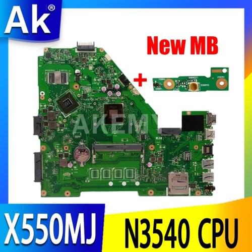 X550MJ motherboard N3540CPU GPU 1G For Asus X550MJ Laptop motherboard X550M X550MD X552M Notebook mainboard 100% fully tested