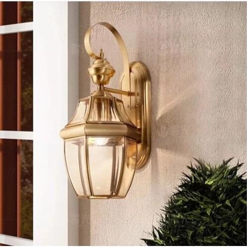 Copper Wall Lamp Hotel Room Wall Light Bedroom Bedside Background Wall Light Corridor Aisle Wall Light Luxury Copper Wall Lamp