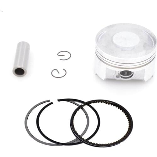 Motorcycle 58.5 mm Piston 14 mm Pin Ring 0.8*0.8*2.0mm Set Kit Assembly For Honda JH125-19E CG133 125cc 133cc Egine Spare Parts